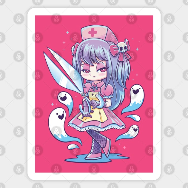 The Goth Nurse Magnet by GoshWow®